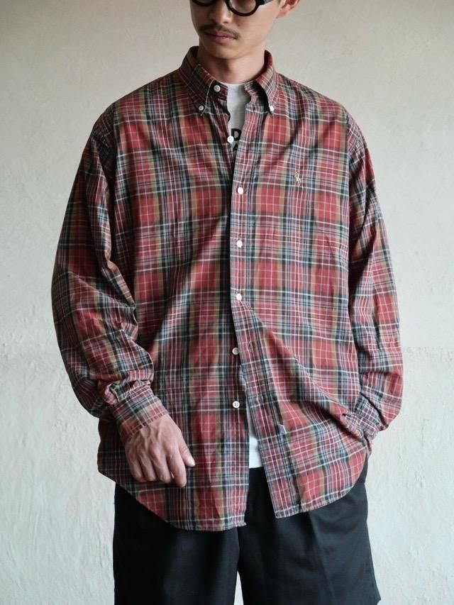 1990~00's Vintage Ralph Lauren Check Shirt
