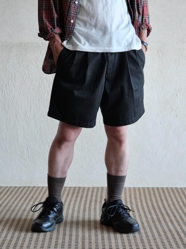 1990's Vintage Dockers Cotton 2tuck Short, Black