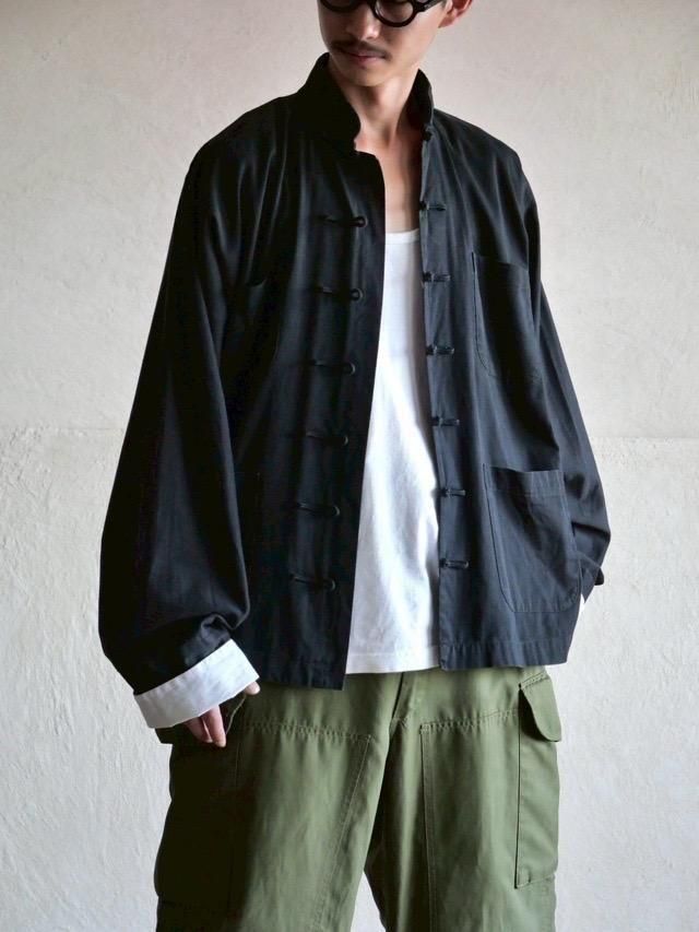 1990's Cotton China Jacket "4Pockets / Black"