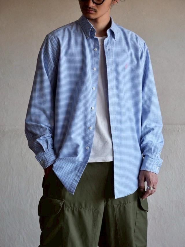 1990's Ralph Lauren Mini Check Shirt "Classic Fit"&#129653;