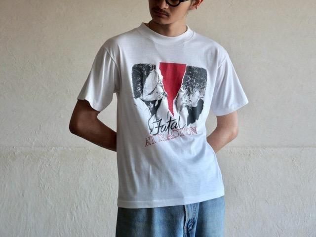 1990~00's Printed White T-Shirt "Fatal Attraction"