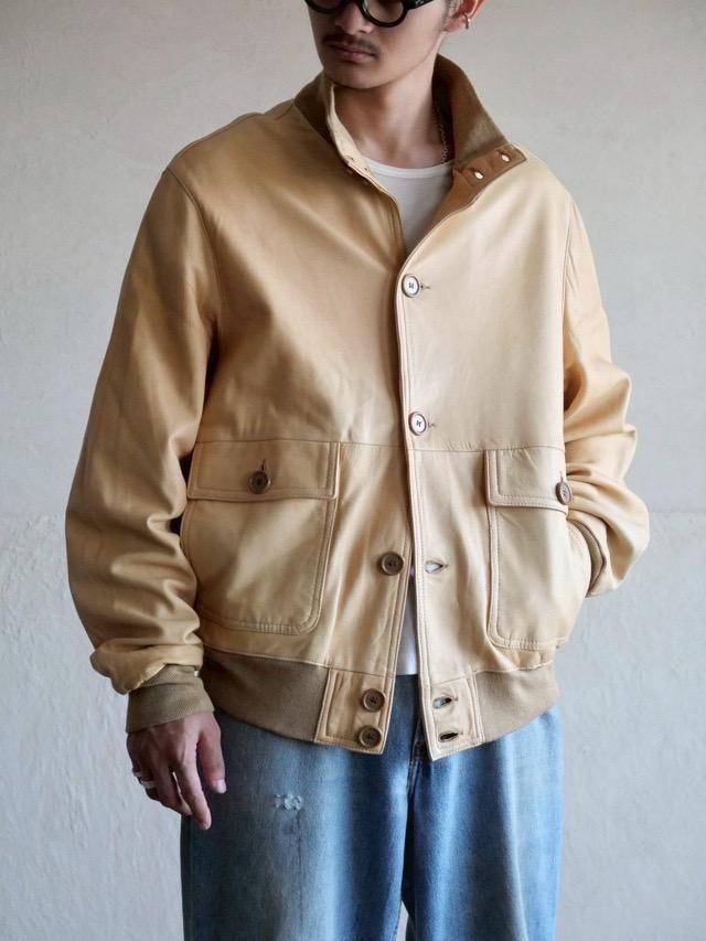 1980-90's Italian Vintage Vera Pelle VALSTAR Jacket 