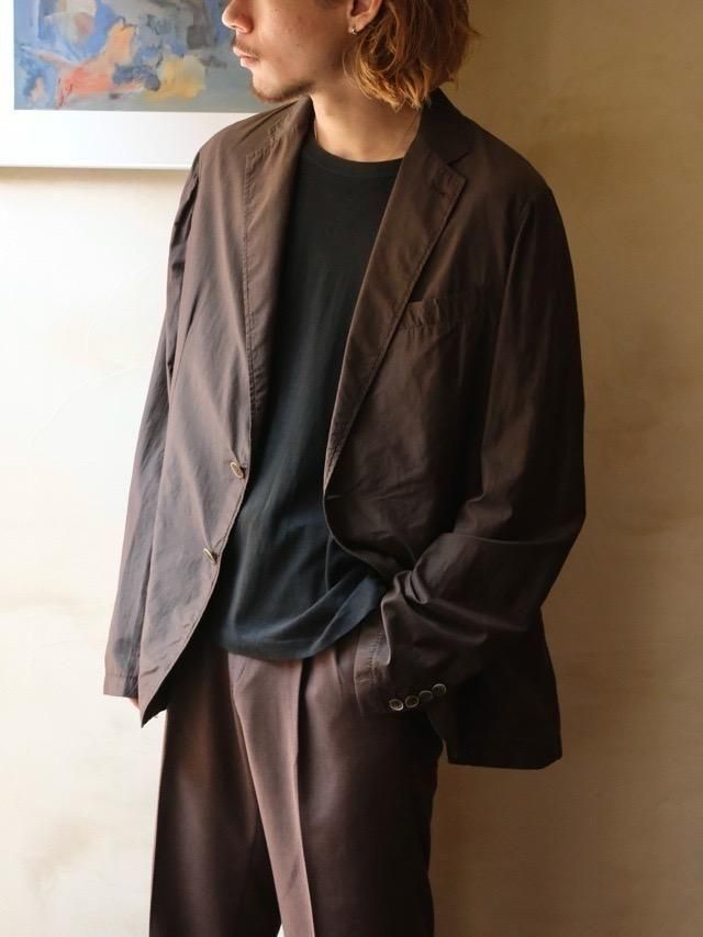ARMANI COLLEZIONI Brown SilkCotton Jacket