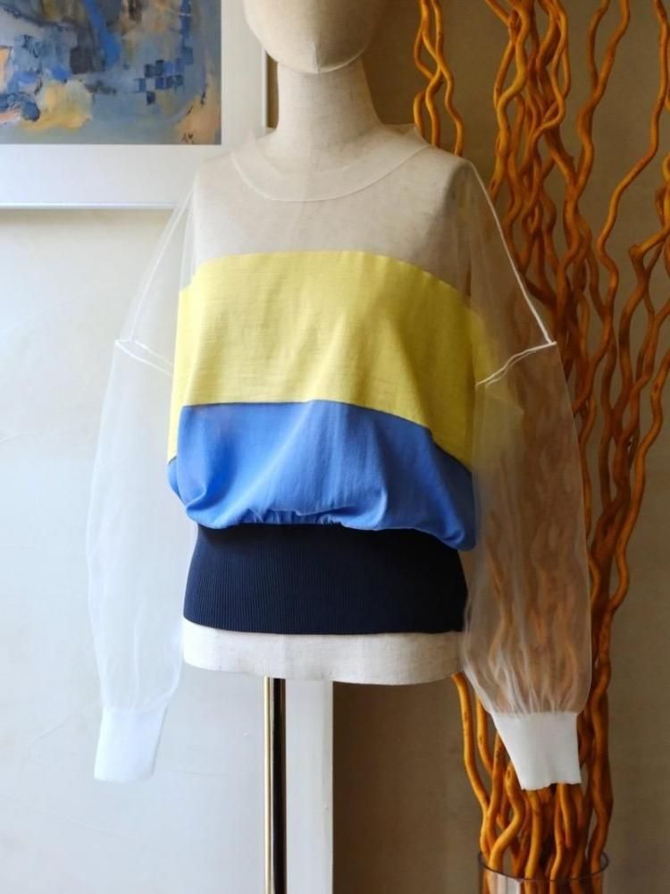 SPORTMAX by MaxMara Tulle Sweat Shirt