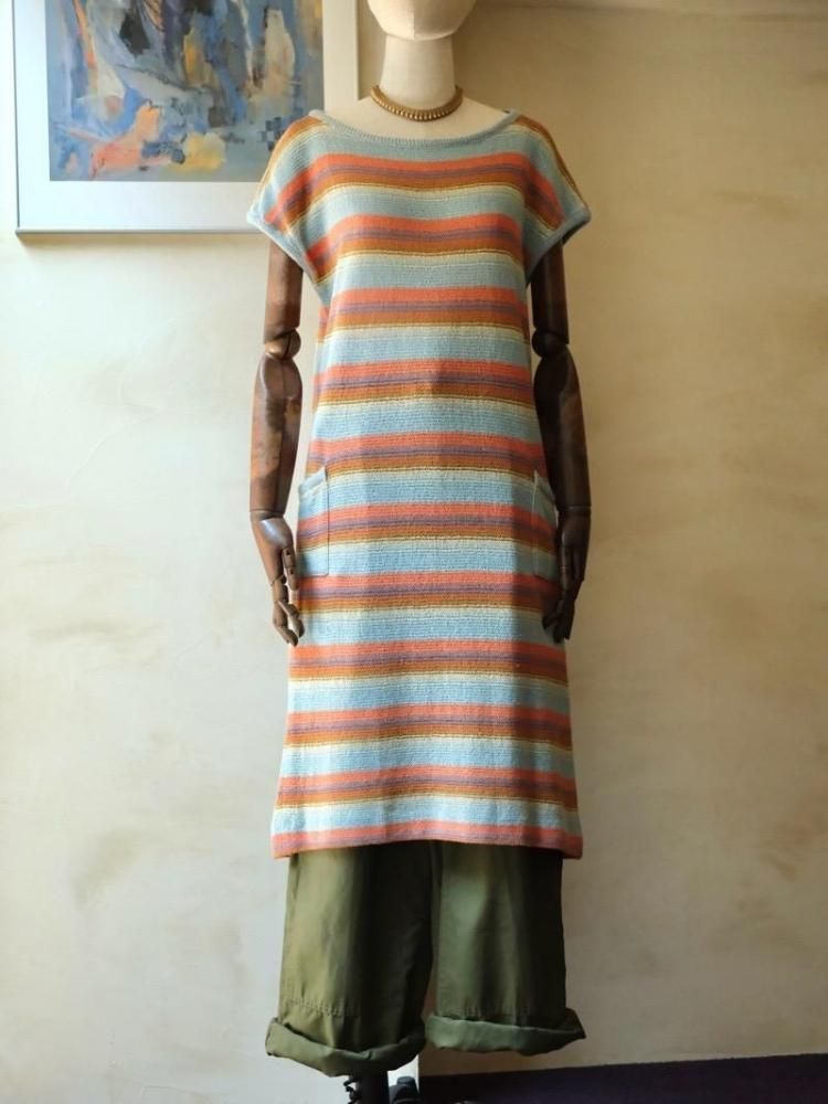 70's Vintage Missoni CottonLinen Summer Knit Dress