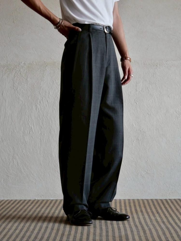 1990~00's PERRY ELLIS Check Trousers
