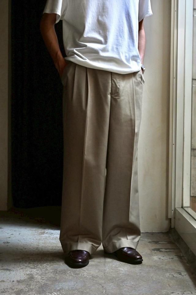 VINCI Rayon Blend Wide Leg Slacks
