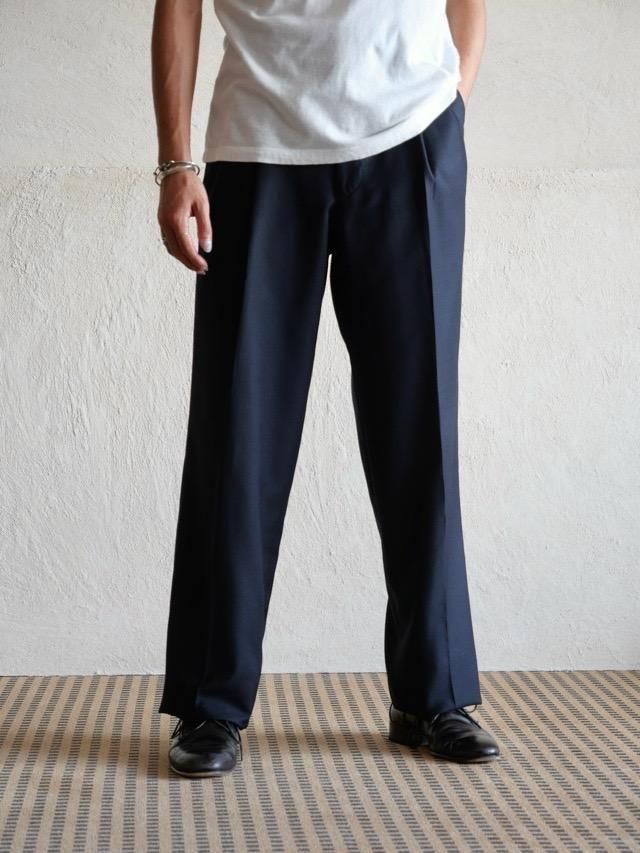 1990~00's ARNOLD BRANT Super 140's & Cashmere 2Tuck Trousers