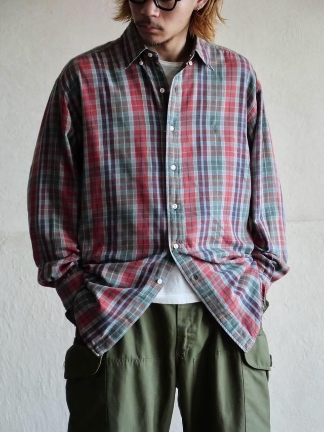 00's Ralph Lauren Cotton Check Shirt
