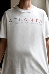 1996s Vintage Printed T-Shirt, ATLANTA OLYMPIC GAMES