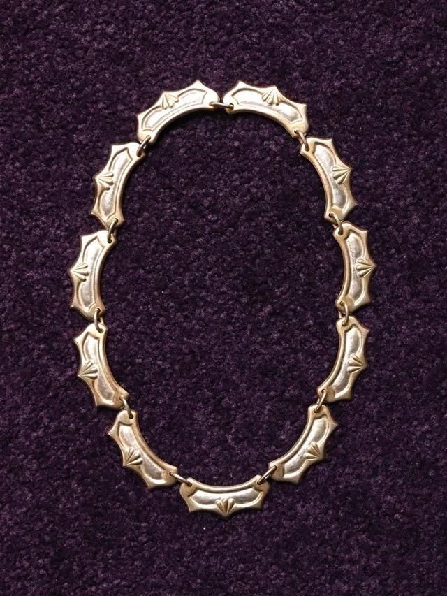 1960~70's Italian Vintage 925Silver&Gold Necklace