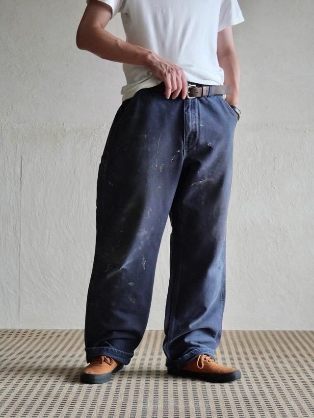 1990~00's Carhartt Duck Painter Pants Navy 