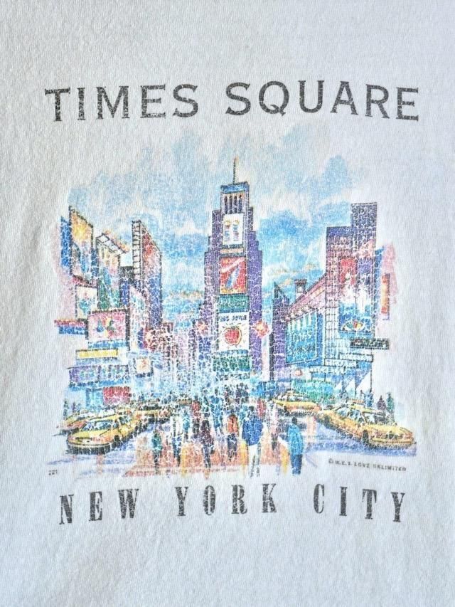 1990's "TIMES SQUARE" Printed T-shirt
