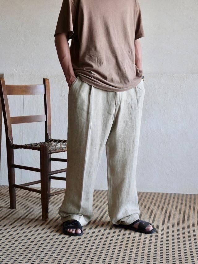 1990~00's  HARRY ROSEN Linen Trousers