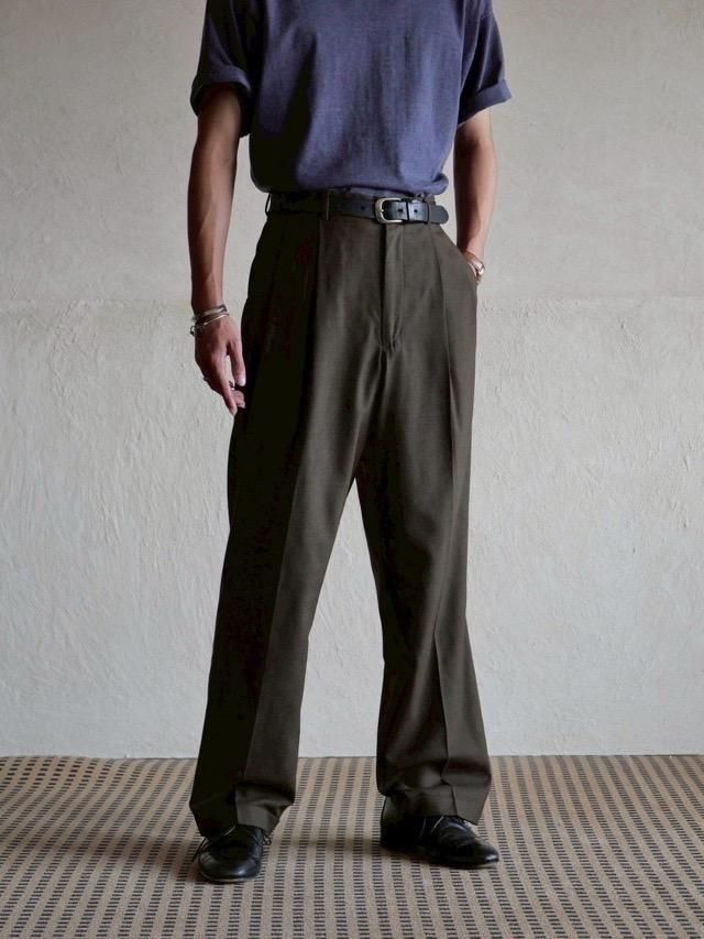 Brown1990's USA LANDS'END Wool Trousers