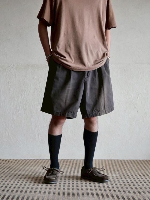 00's ST.JOHN'S BAY Fade-black Cotton Shorts