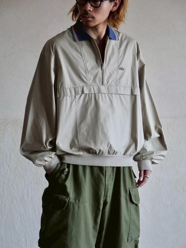 1970~80's Vintage LACOSTE Cotton Anorak Jacket