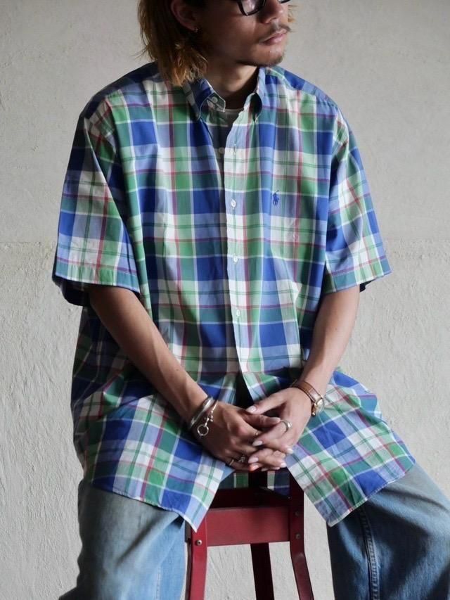 1990s Ralph Lauren S/S Check Shirt, BLAKE