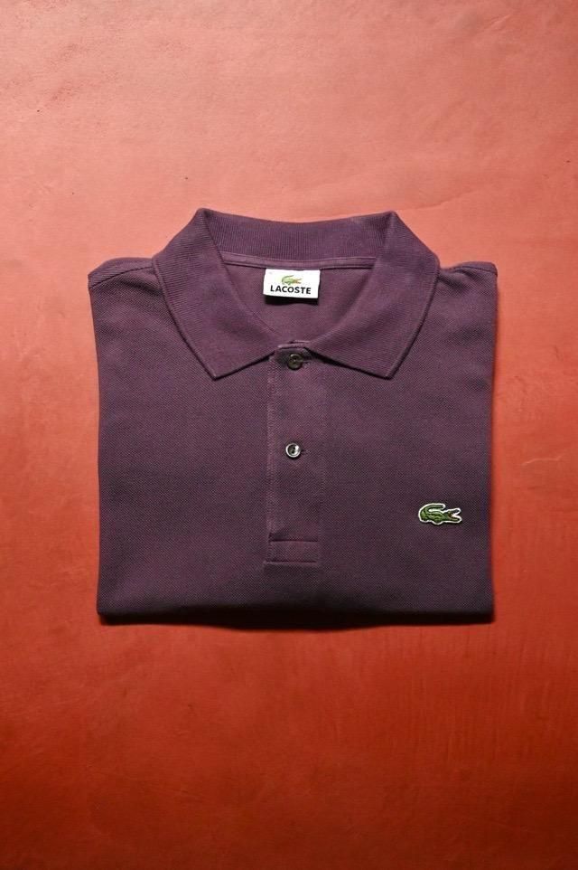 00's French LACOSTE Polo-shirt "Purple"