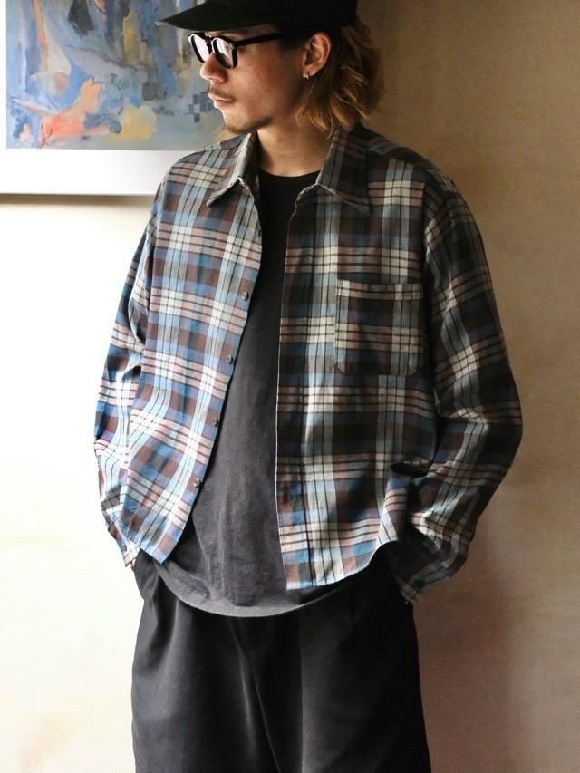 Deadstock? 1970~80's Italian Vintage Check Shirt