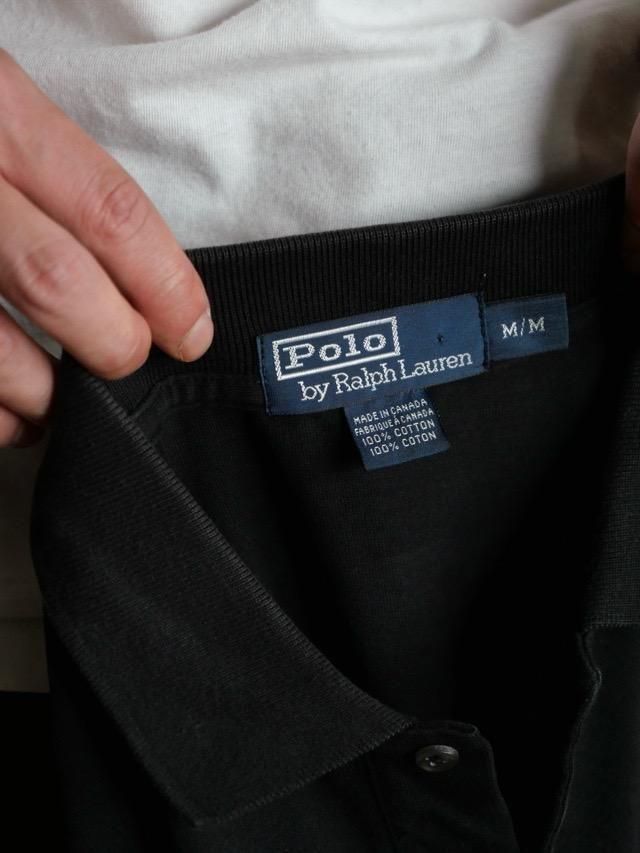 セール‼️90s Polo Ralph Lauren ポロチノ ブラック 後染め】USA製 90s Polo Ralph Lauren チノパン / コットン