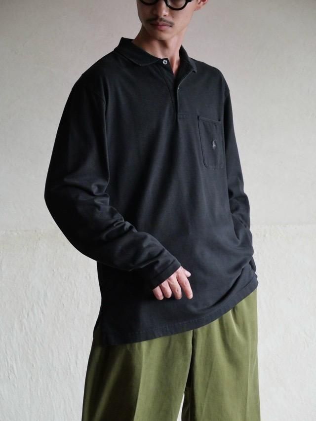 1990's RalphLauren Black Polo L/S T-shirt