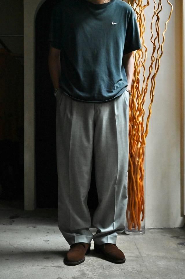 1980~90s Vintage Zenella Trousers Light Gray 