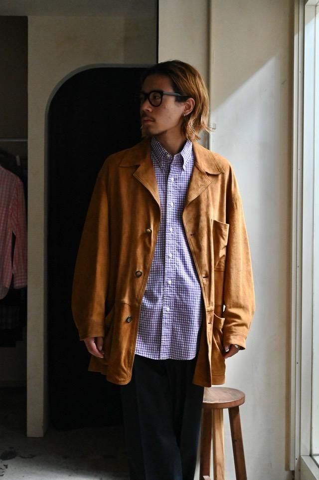 1980's Vintage Italian Goat Suede Half Coat