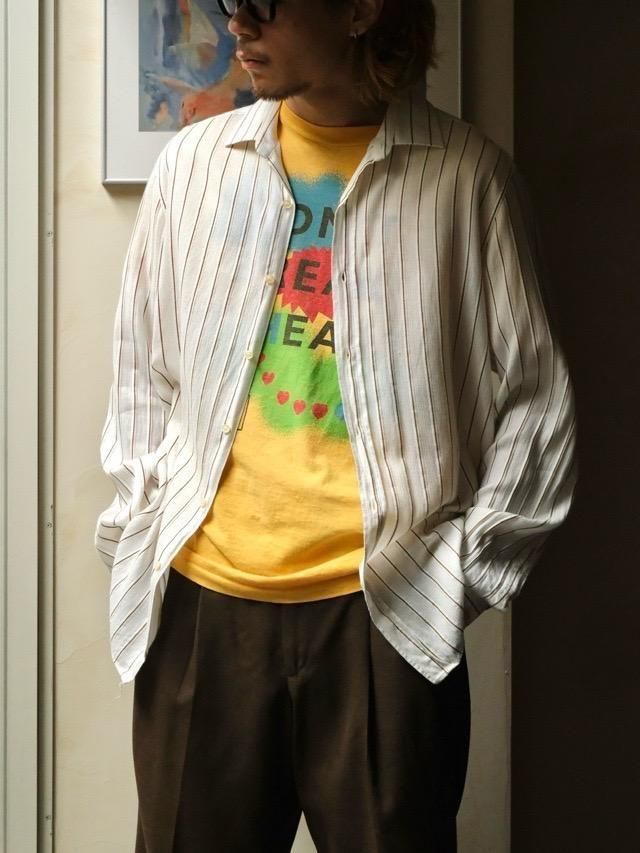 1990's LucaPalazzi 60Cotton & 40Viscoce Shirt 