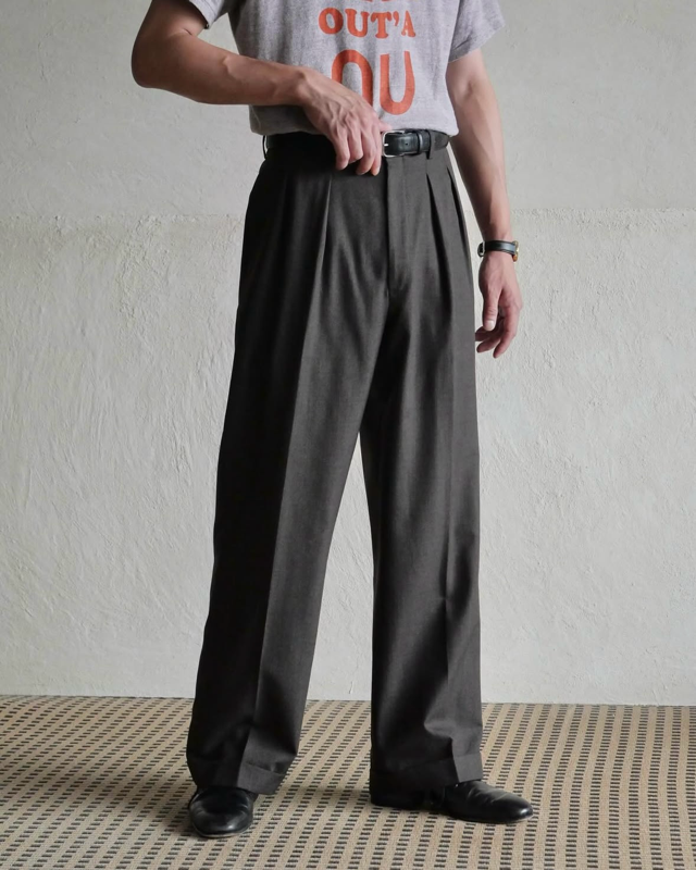 1980s Jos.A.Bank 2Tuck Trousers, Brown