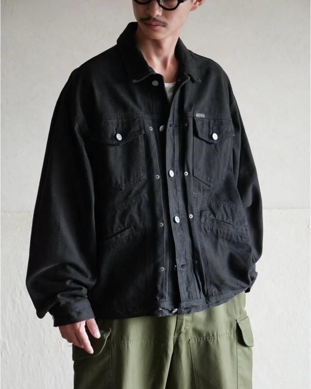 1990's CKJeans Black Denim Tracker Jacket