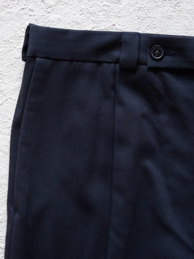 DKNY ESSENTIALS Tuck Wide Trousers, Dark Navy