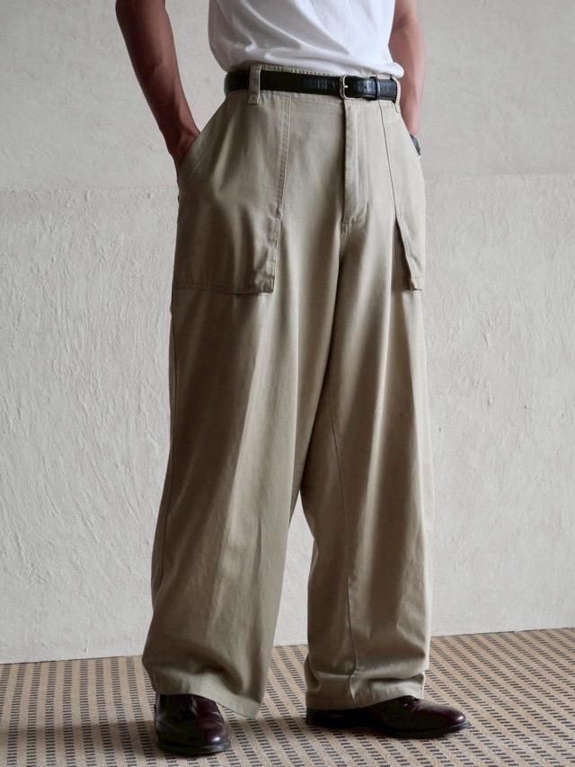 1990s OLD NAVY 4 Designed Pockets Cotton Trousers