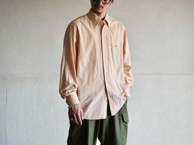 00's French LACOSTE Stripe Shirt