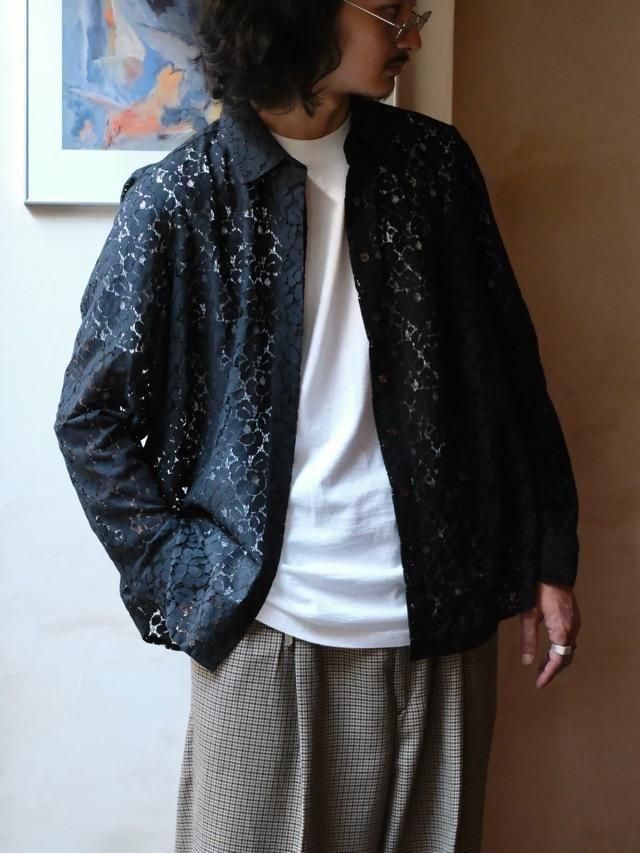 1990's "THE TERRITORY AHEAD" Lace ShirtBlack