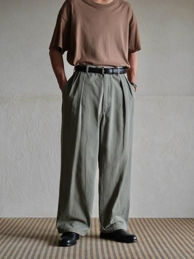 1990's RalphLauren "쥿" Olive Chino Pants