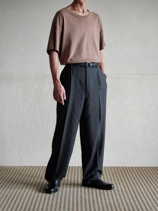 1990's Zanella Summer Wool 2tucks Trousers