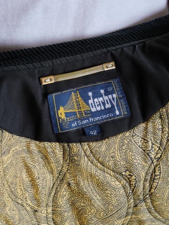 1980's Derby of Sanfrancisco Black Derby Jacket