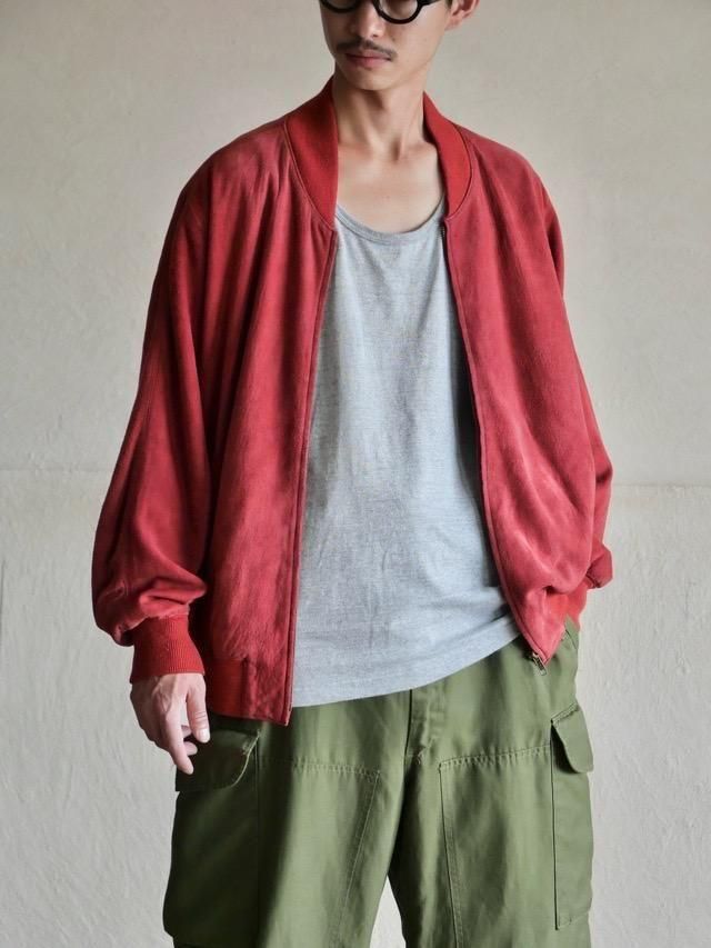 1980's Spanish "Red" Goat Suede Blouson