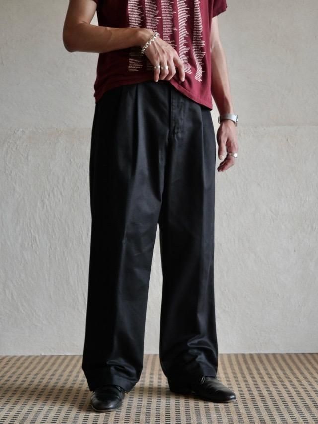 00s Gap 2Tucks Dress Chino Trousers, Black