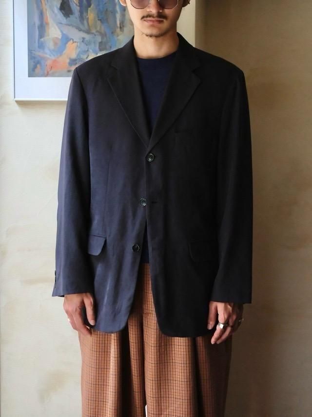1990's Euro Vintage Peach-skin Tailored Jacket