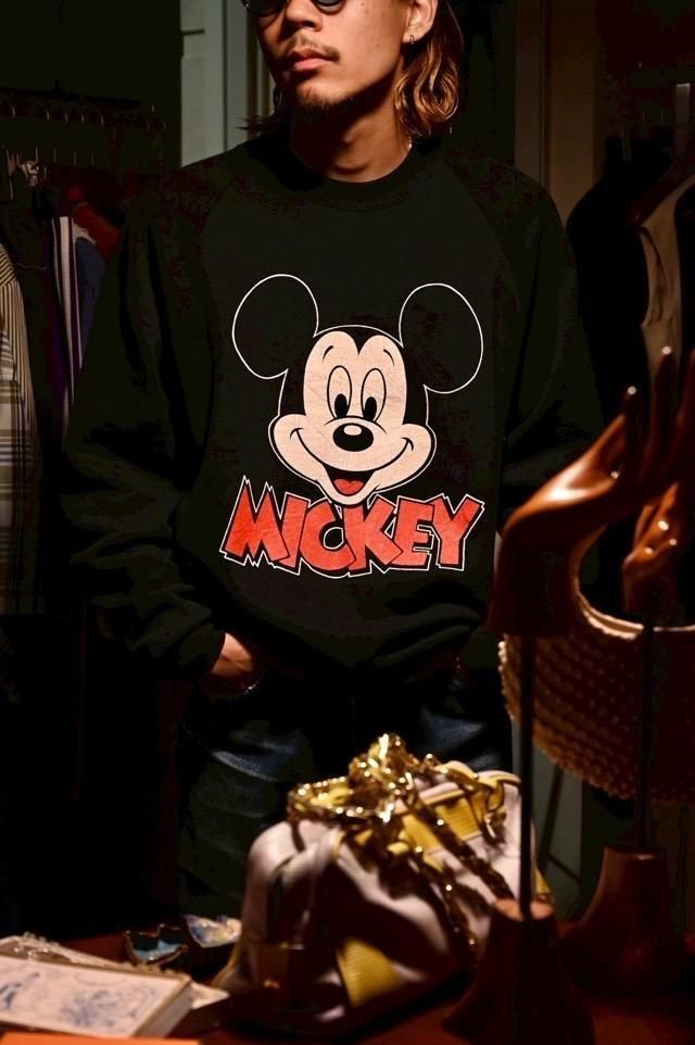 ~1990's Disney "MICKEY Face" Sweat Shirt&#127482;&#127480;