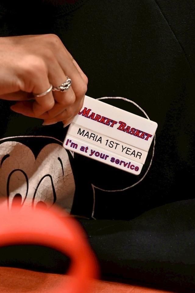 Market Basket "MARIA 1st YEAR" Badge
