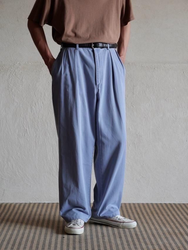1990s Ralph Lauren ȵ쥿 Chino Trousers, Sax Blue