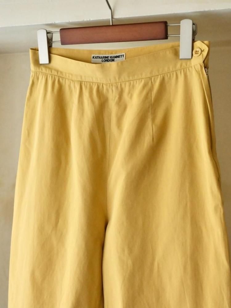 1980's KATHARINE HAMNETT Custard Pants
