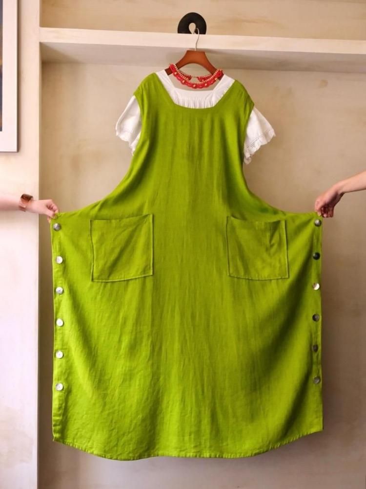 Canadian Brand Linen&Rayon Dress