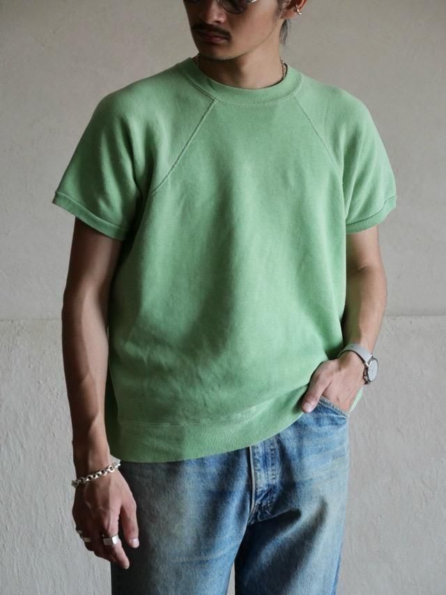 ~1960s Vintage Short Sleeves Sweater, Mint Green