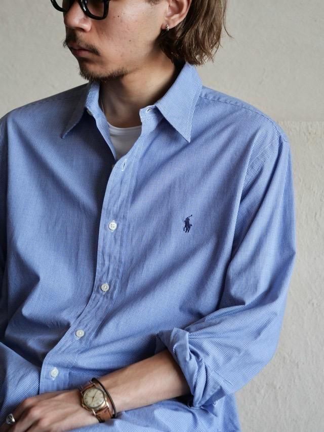 1990's RalphLauren Micro Check Shirt