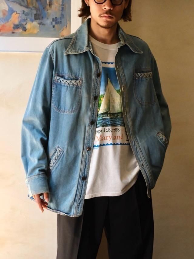 1970's USA Vintage Denim Shirt-Jacket