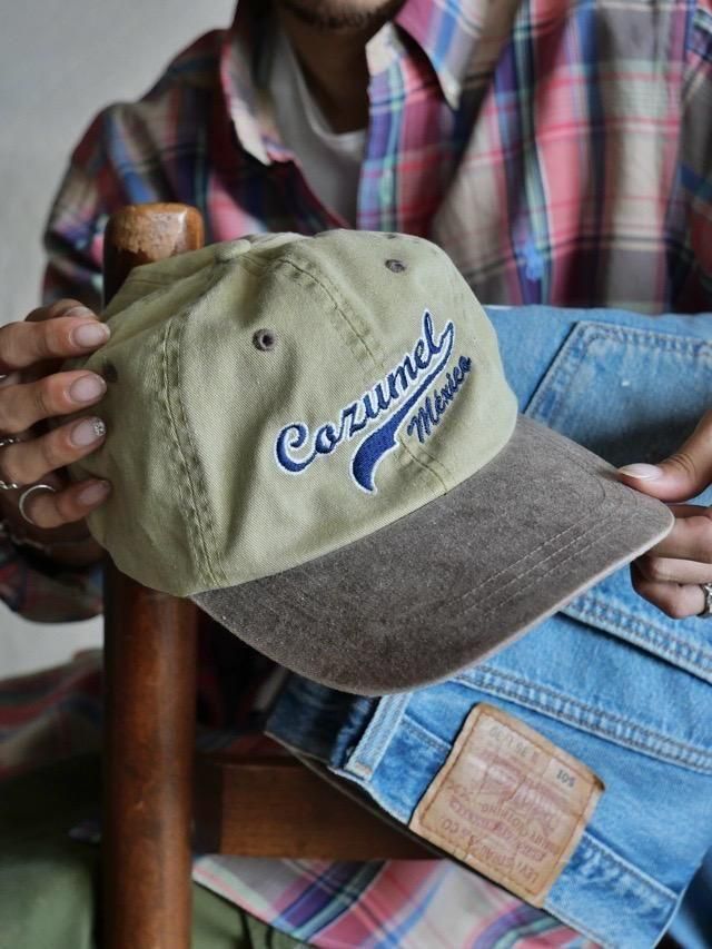 1990s 2Tone Cap, Cazumel Mexico